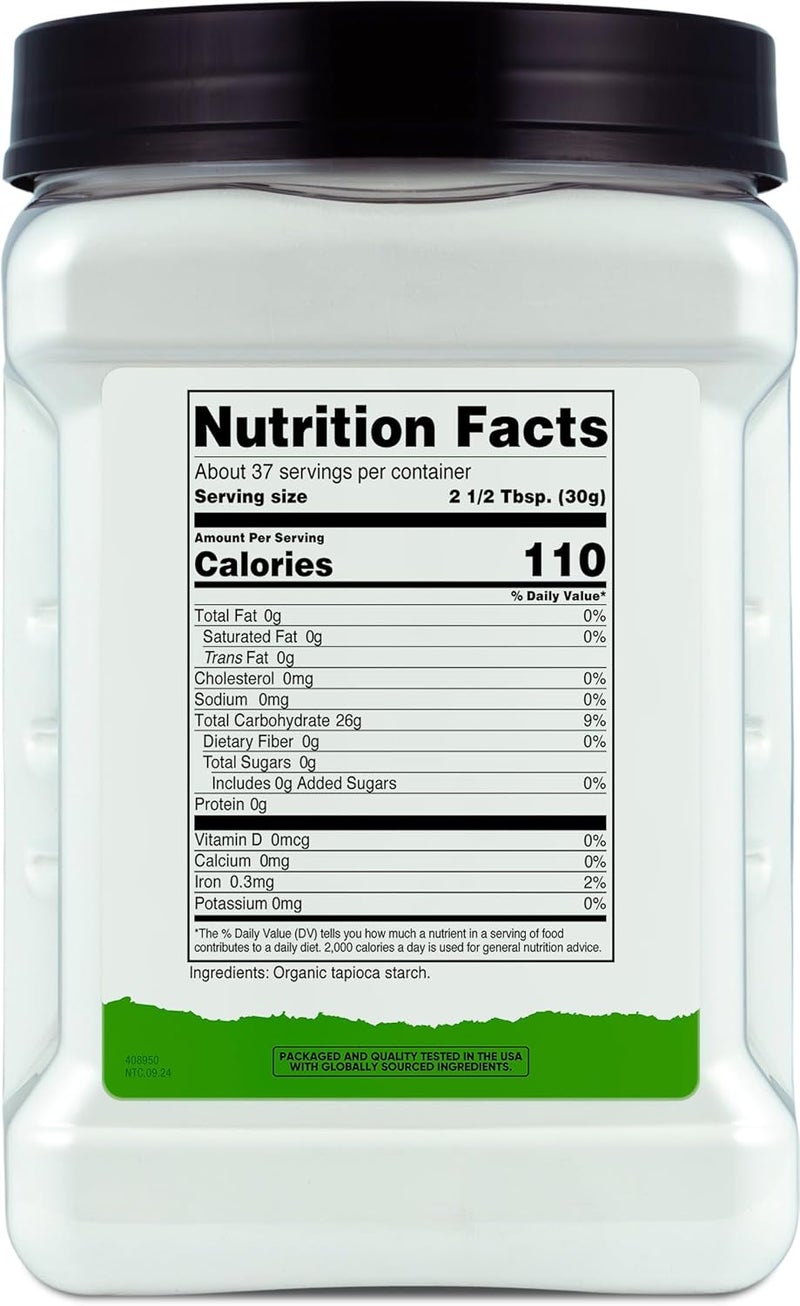 Nutricost Organic Tapioca Starch - Gluten-Free, 2.5 LB - Image 3